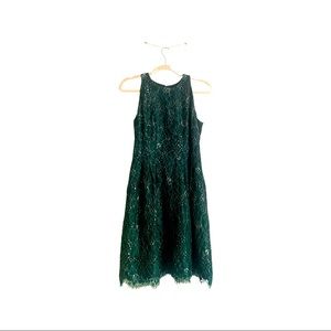 Vince Camuto Green/Silver Mini/Midi Dress